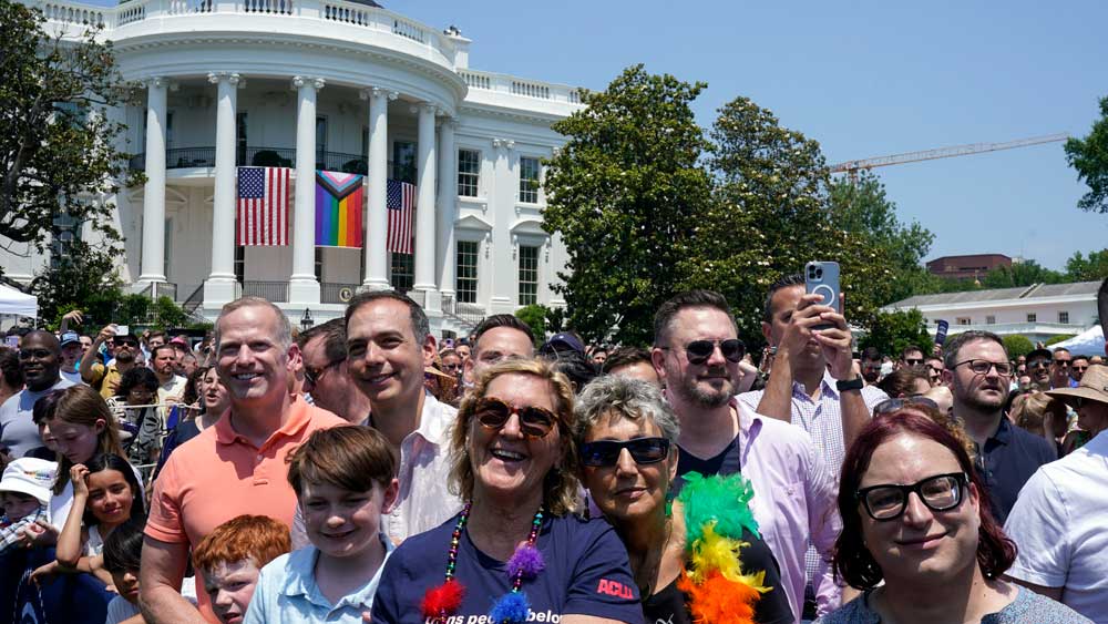 Biden Marks LGBTQ+ Pride Month with Celebration on White House South Lawn