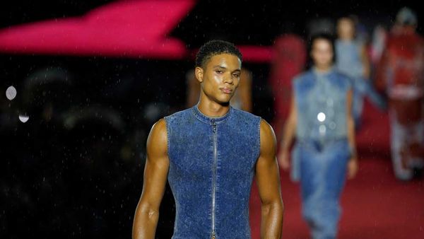 Diesel is Milan's Hottest Ticket with Otherworldly Looks, Cutting-edge Textiles 